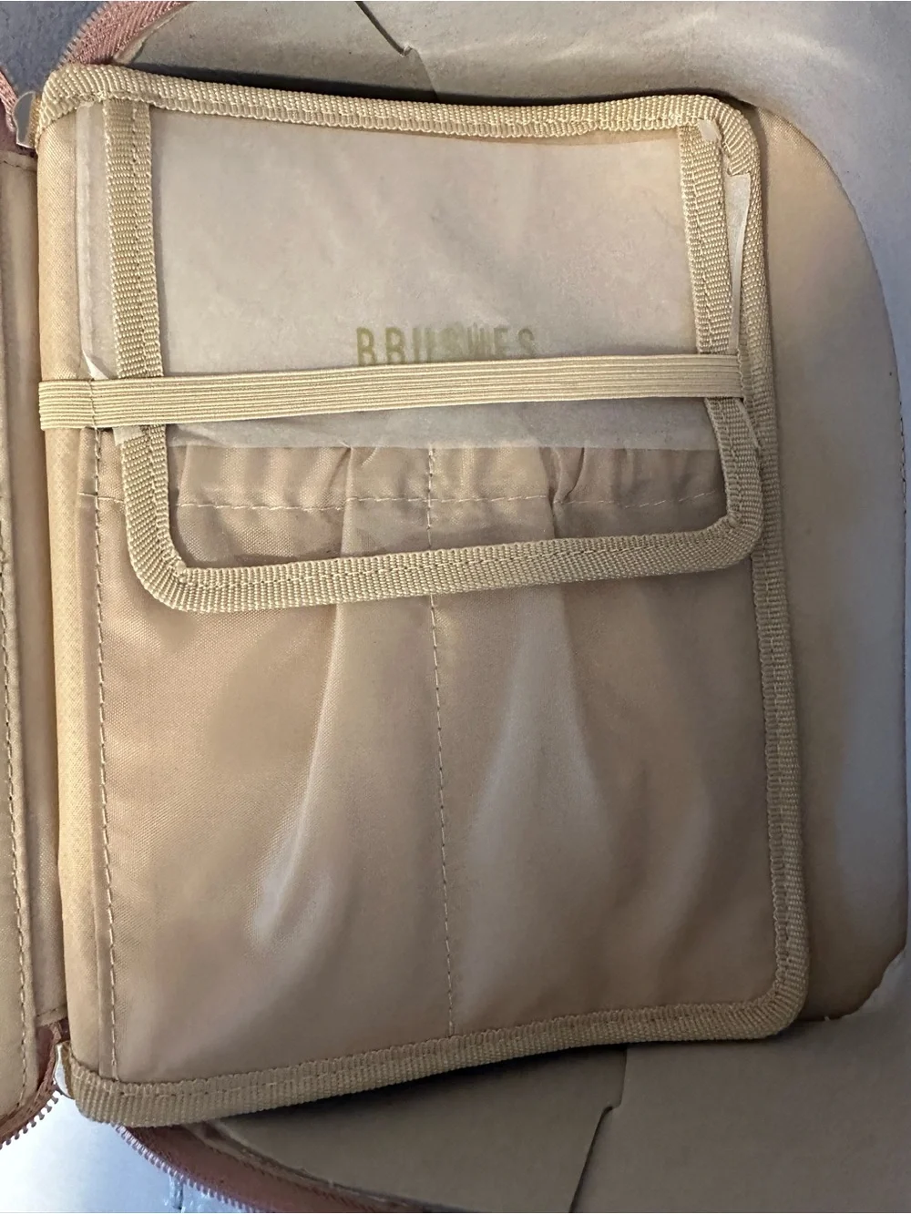 Limited Edition BEIS Rose Gold Metallic Cosmetic Case